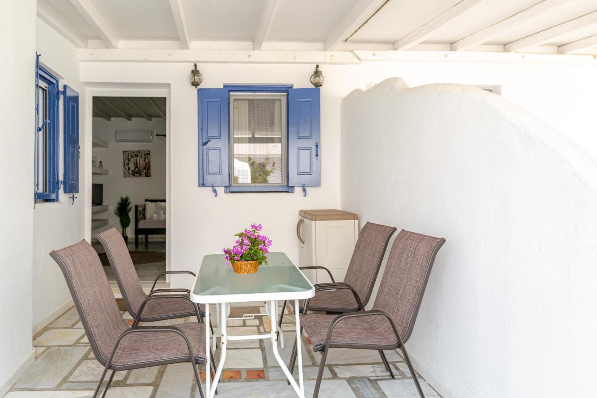 Elenitas Beach House In Ornos Extérieur photo